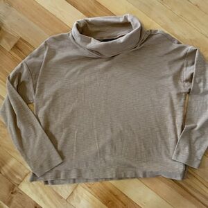 Banana Republic Brown Turtleneck Top - 100% Cotton - Size XS